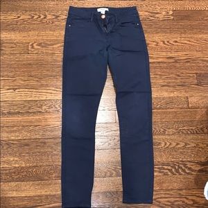 Blue skinny pants